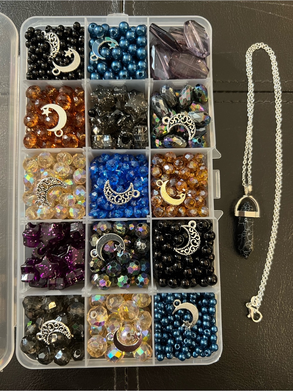 Craft Beads, STARRY NIGHT - NO VAN GOGH, Jewelry Supplies, loose bulk beads